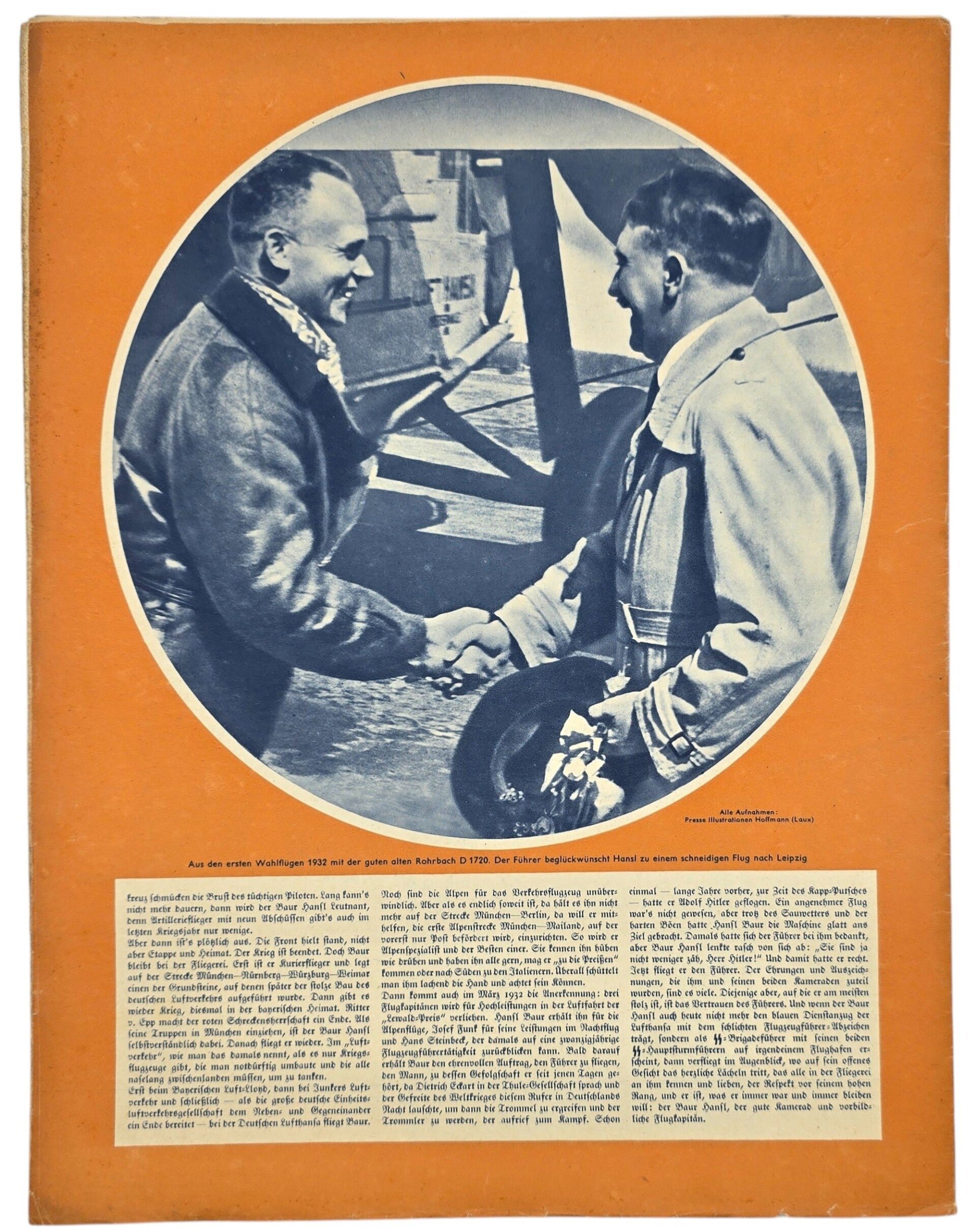 Original WW2 German RLB Magazine - Die Sirene, Nr. 5, Luftschutz females (1938) — image 3