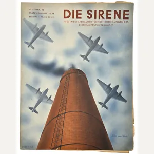 Original WW2 German RLB Magazine - Die Sirene, Nr. 12, …