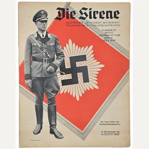Original WW2 German RLB Magazine - Die Sirene, Nr. 20, …