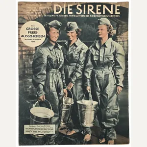 Original WW2 German RLB Magazine - Die Sirene, Nr. 21, …
