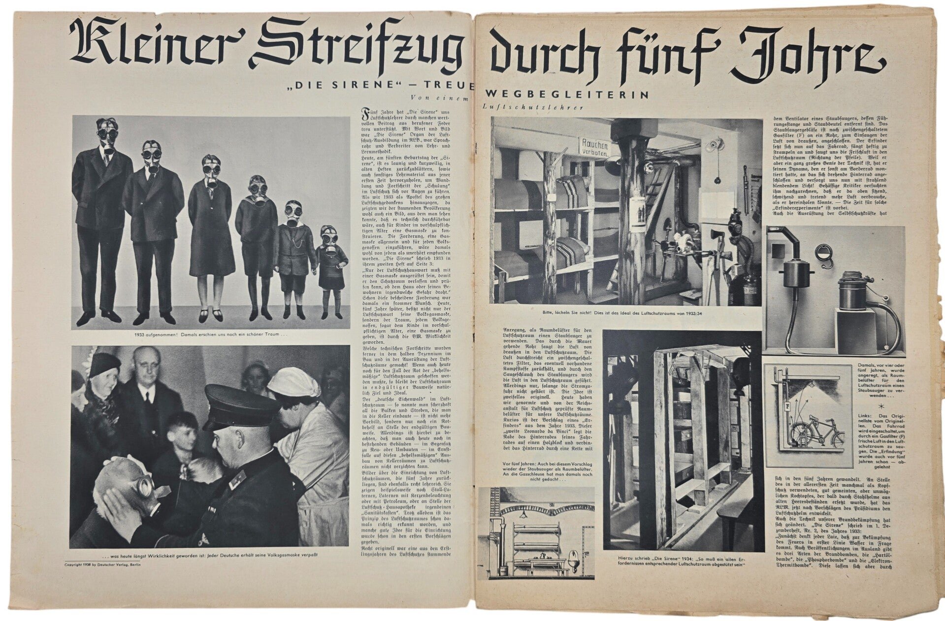 Original WW2 German RLB Magazine - Die Sirene, Nr. 25, WHW Winterhilfswerk (1938) — image 2