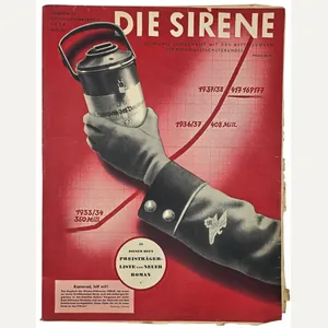 Original WW2 German RLB Magazine - Die Sirene, Nr. 25, …