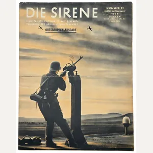 Original WW2 German RLB Magazine - Die Sirene, Nr. 21, …