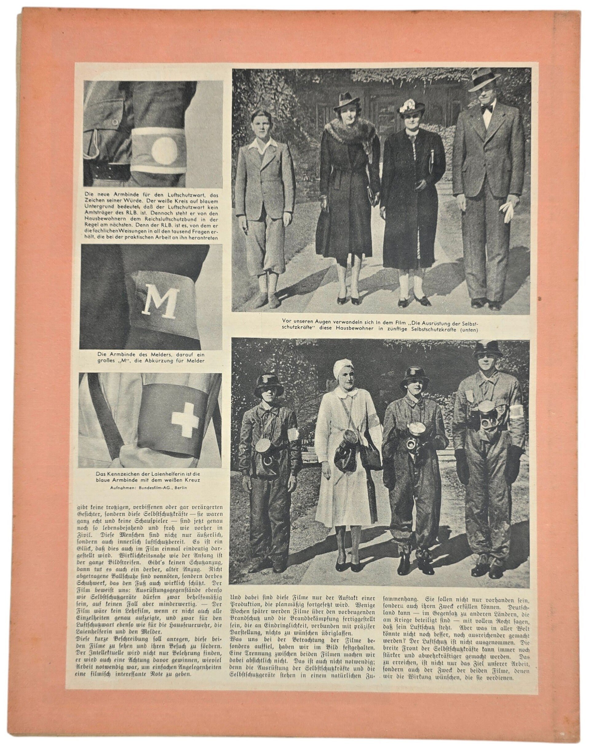 Original WW2 German RLB Magazine - Die Sirene, Nr. 2, Werkluftschutz (1940) — image 4