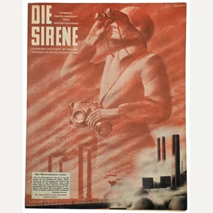 Original WW2 German RLB Magazine - Die Sirene, Nr. 2, …