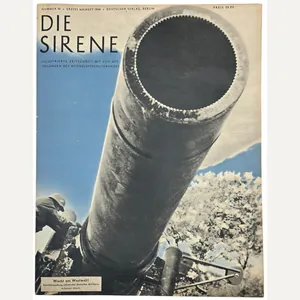 Original WW2 German RLB Magazine - Die Sirene, Nr. 10, …