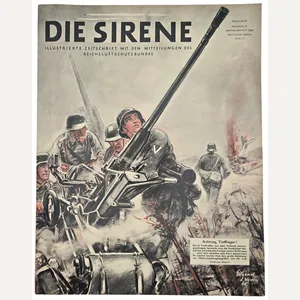Original WW2 German RLB Magazine - Die Sirene, Nr. 11, …