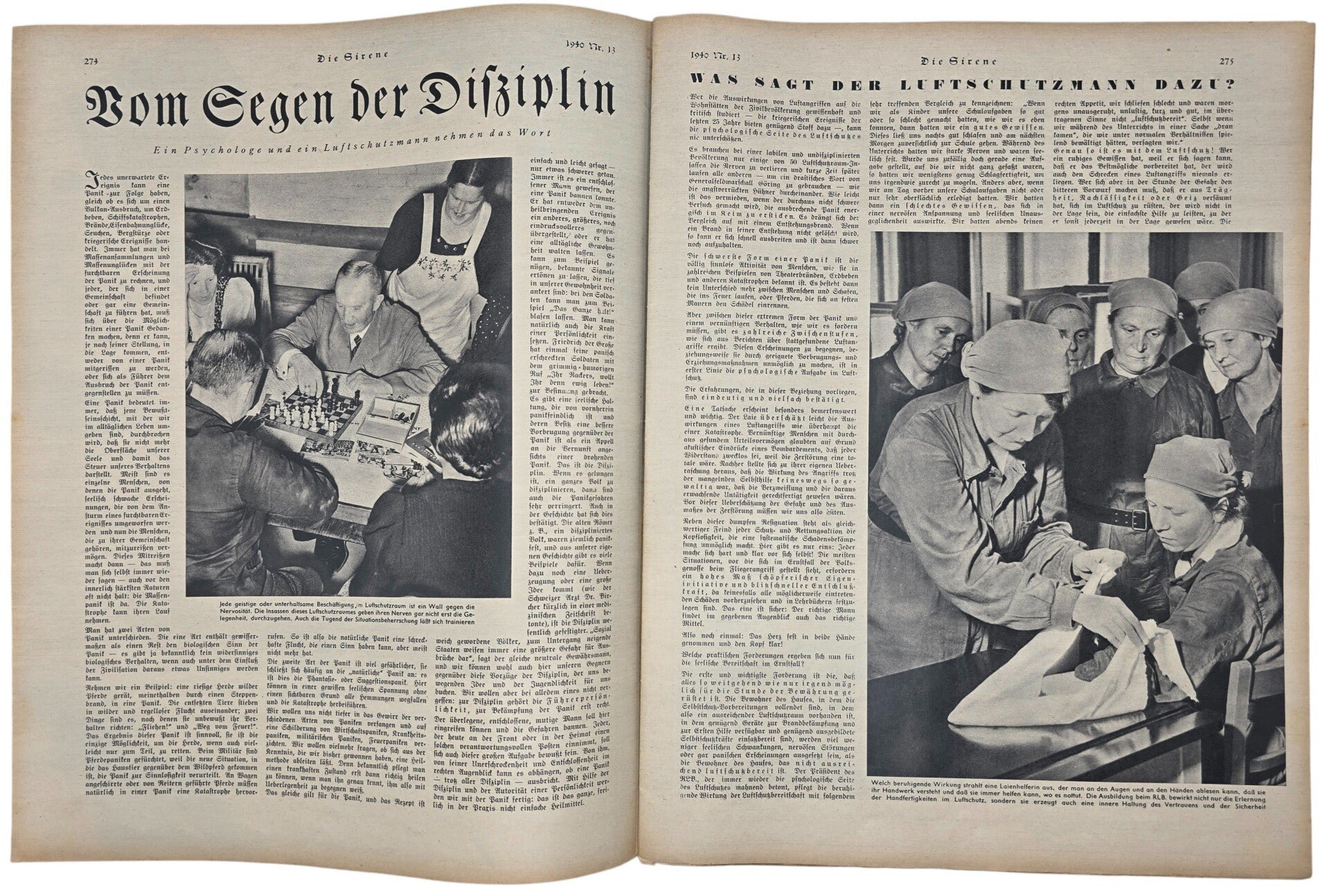 Original WW2 German RLB Magazine - Die Sirene, Nr. 13, Luftwaffe Stuka (1940) — image 2