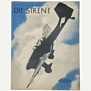 Original WW2 German RLB Magazine - Die Sirene, Nr. 13, …