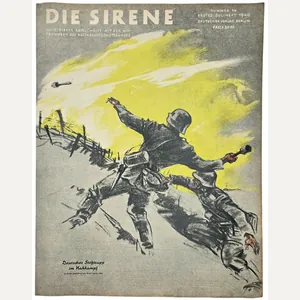 Original WW2 German RLB Magazine - Die Sirene, Nr. 14, …
