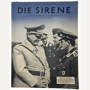 Original WW2 German RLB Magazine - Die Sirene, Nr. 21, …