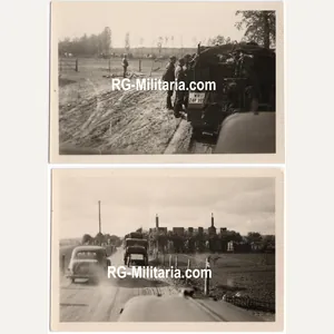 Original WW2 German Photo - Wehrmacht troops near Gooswilligen (?) …