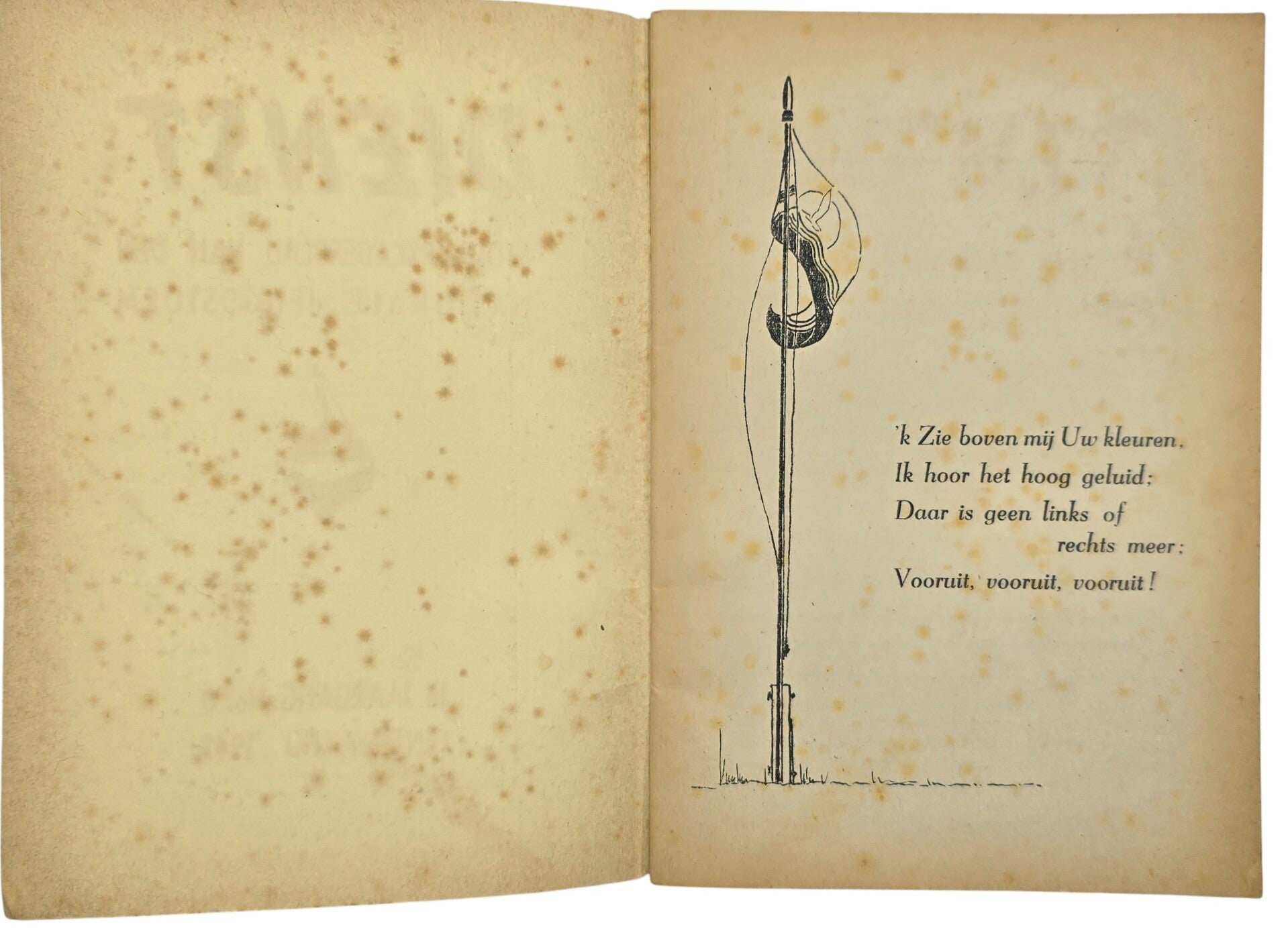 Original WW2 Dutch Collaboration NSB Magazine - Stormersdienst Kaderblad NJS Jeugdstorm 1st Year No. 8 (1942) — image 2