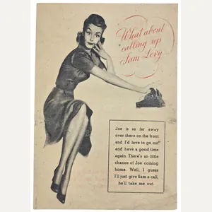 Original WW2 German Leaflet - AI-100-8-44 What about calling up …