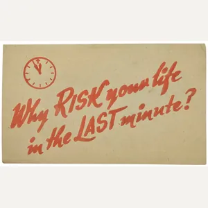 Original WW2 German Leaflet - *1346-4-45 Why risk your life …
