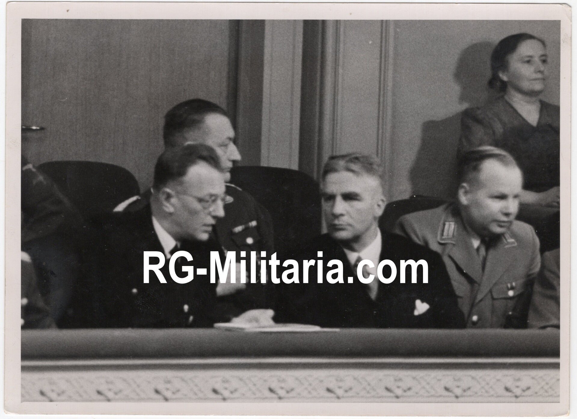 Original WW2 Dutch Collaboration NSB Press Photo - Reichskommissar Arthur Seyss-Inquart and Major of Amsterdam E. J. Voute in Amsterdam (1941) — image 3