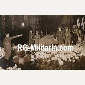 Original WW2 German Waffen SS Press Photo - Adolf Hitler …