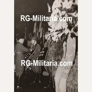 Original WW2 German Waffen SS Press Photo - Adolf Hitler …