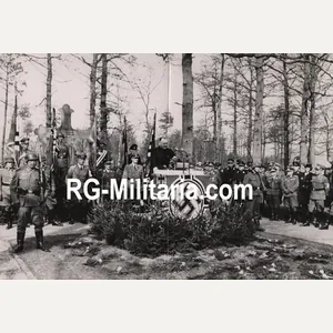Original WW2 German NSB Press Photo - Anton Mussert speech …