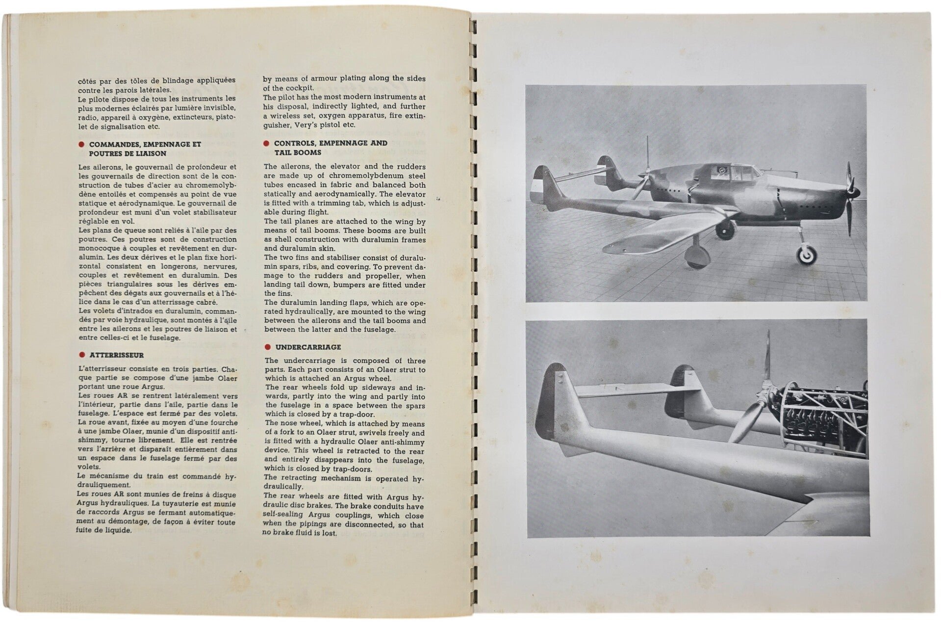 Original WW2 Dutch Brochure - Fokker D23 fighter plane sales brochure (1938) — image 5