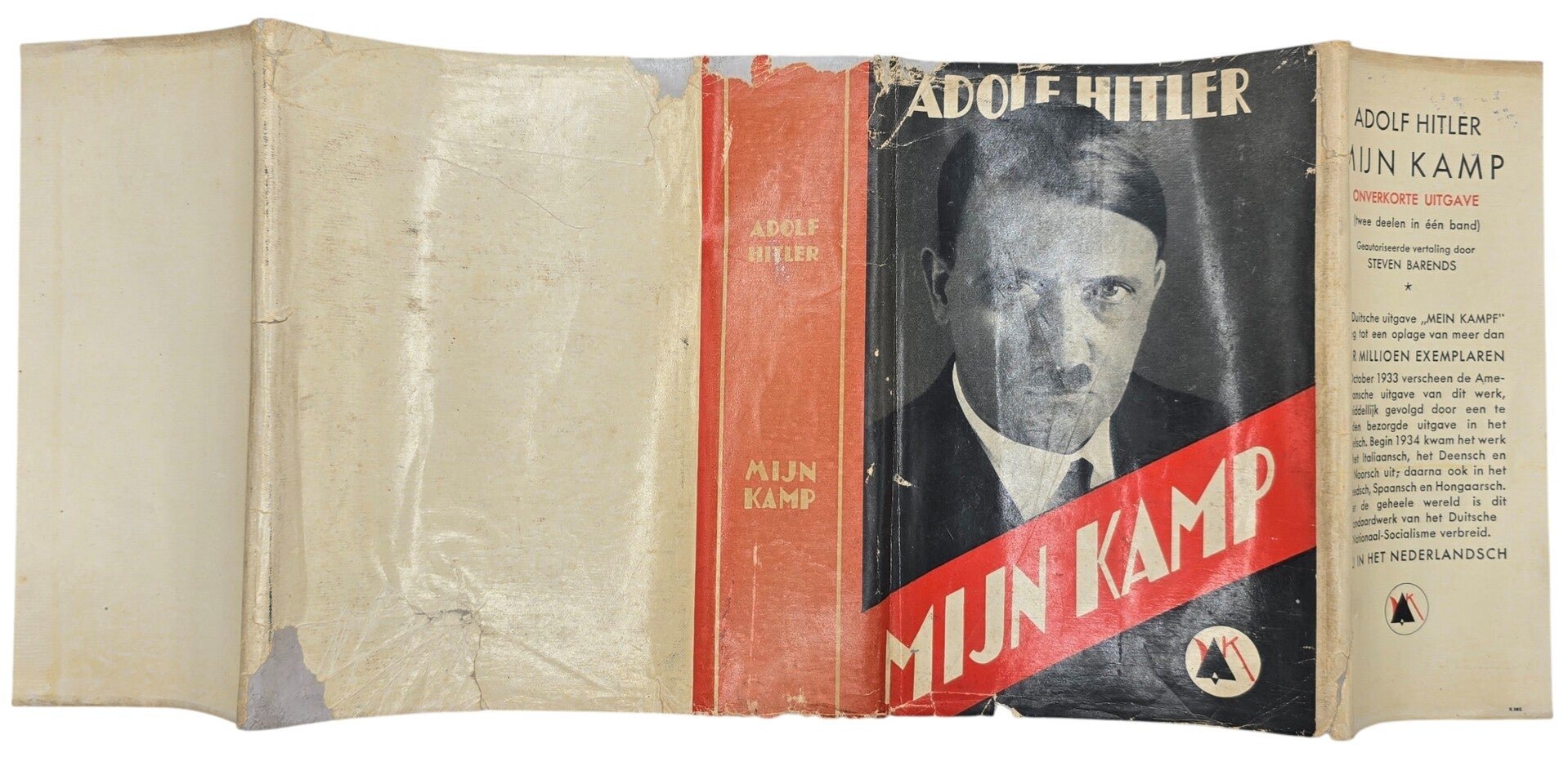 Original WW2 Dutch Book - Mijn Kamp, Adolf Hitler, 5th edition with dustcover — image 3