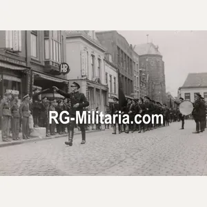 Original WW2 Dutch Collaboration NSB Press Photo - NSB WA …