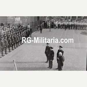 Original WW2 Dutch Collaboration NSB Photo - Anton Mussert visits …