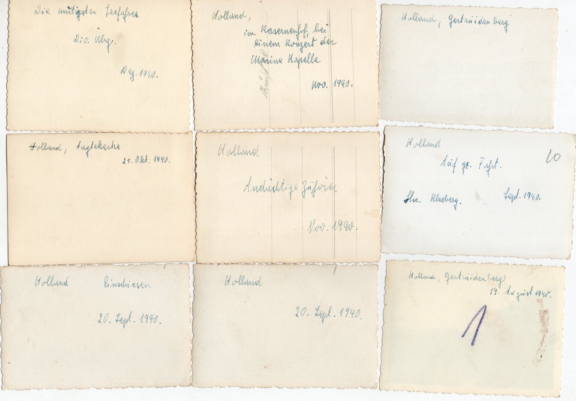 Original WW2 German Photo - Kustenartillerie in Geertruidenberg & Westkapelle, Zeeland, Holland (1940) — image 3