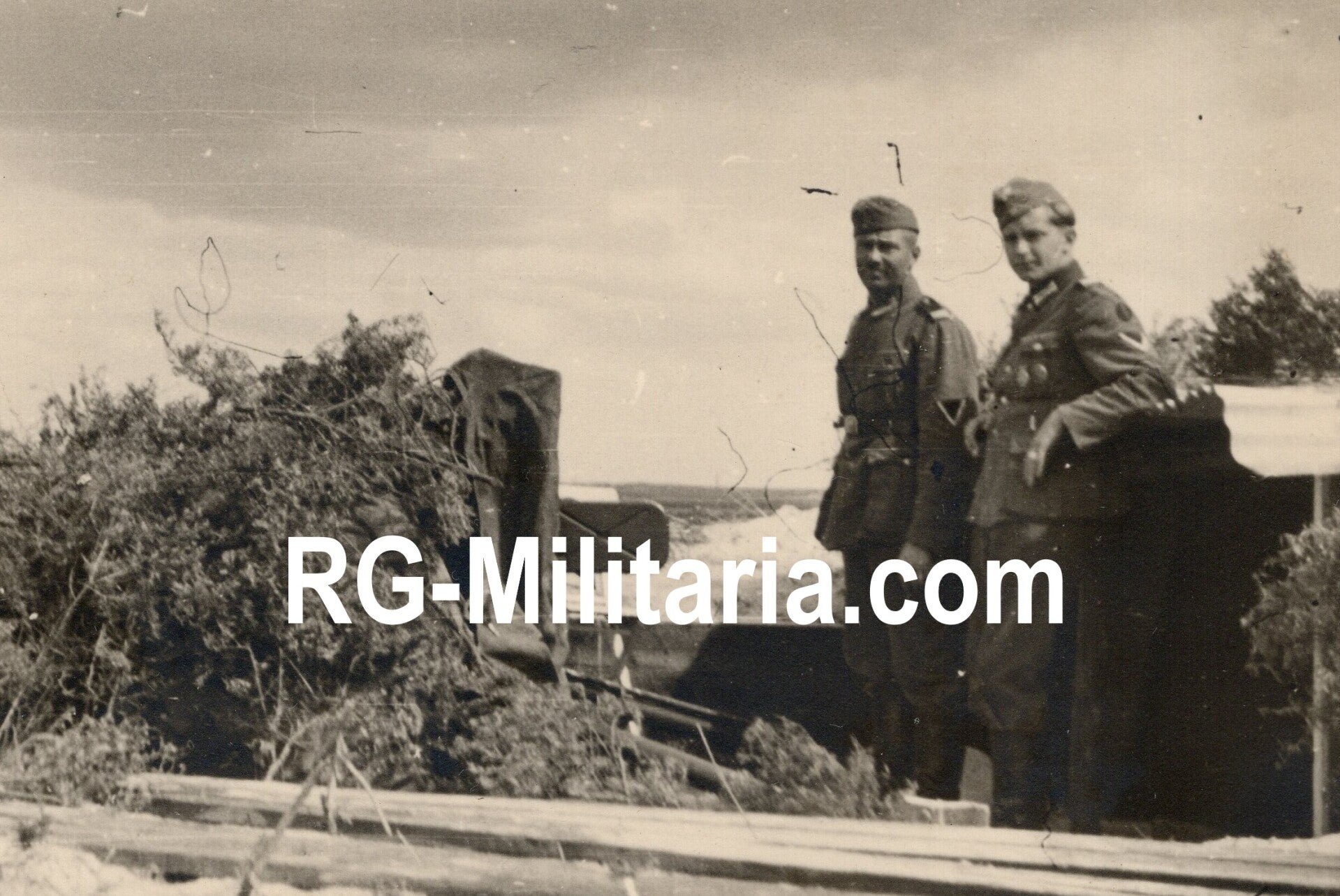 Original WW2 German Photo - German soldiers + bunker in Breskens?, Zeeland, Holland — image 3