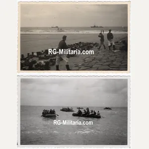 Original WW2 German Photo - German soldiers in Breskens, Zeeland, …