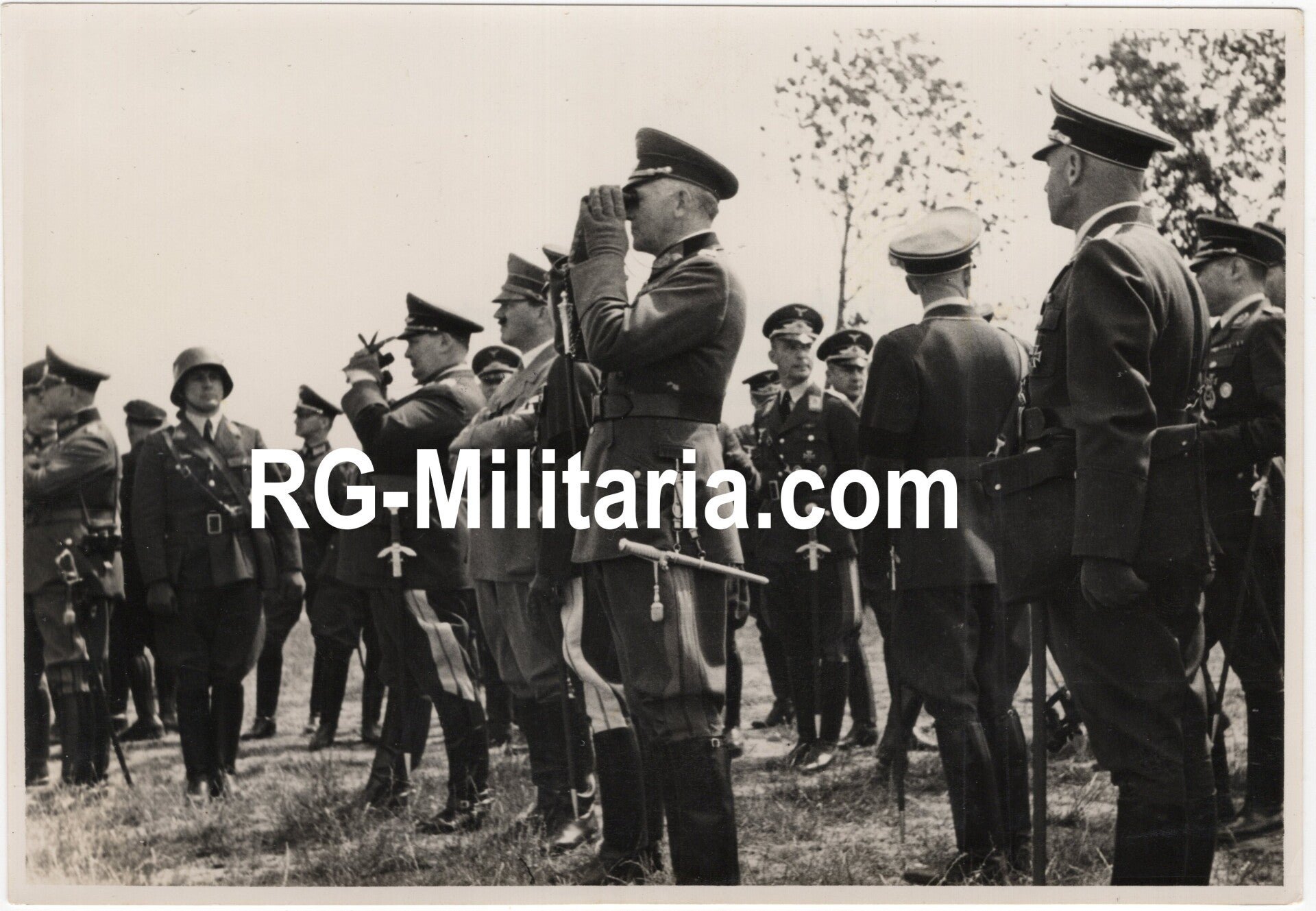 Original WW2 German Press Photo - Adolf Hitler and Hermann Göring inspecting — image 3