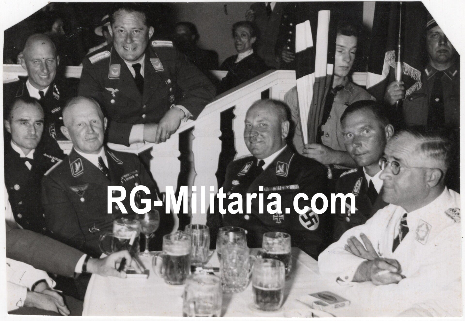 Original WW2 German Press Photo - NSFK NS Fliegerkorps gathering (1939) — image 3