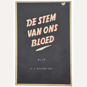 Original WW2 Dutch Collaboration NSB Brochure - De stem van …