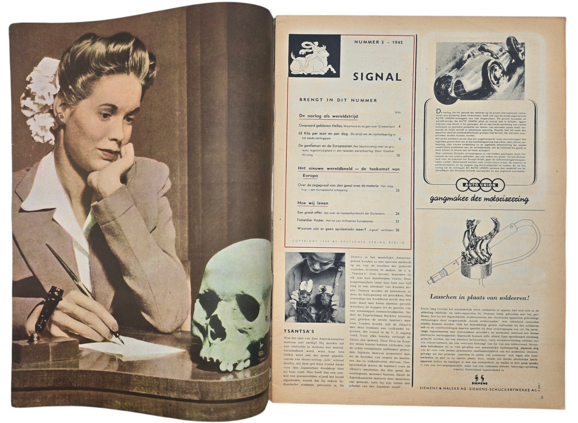 Original WW2 Dutch Magazine - Signal No. 3, Dutch language (1945) — image 2