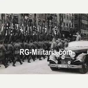 Original WW2 German Press Photo - NSFK NS Fliegerkorps parade, …