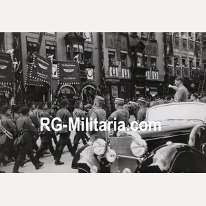 Original WW2 German Press Photo - NSFK NS Fliegerkorps parade, …