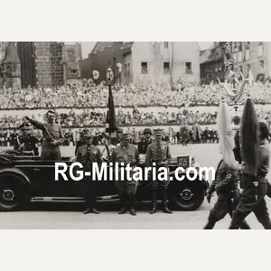 Original WW2 German Press Photo - NSFK NS Fliegerkorps parade, …