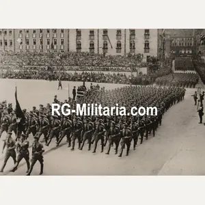 Original WW2 German Press Photo - NSFK NS Fliegerkorps parade …
