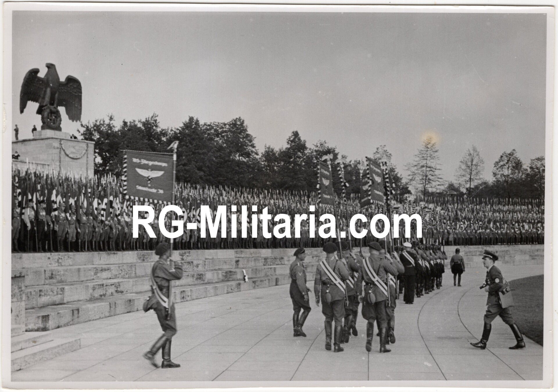 Original WW2 German Press Photo - NSFK NS Fliegerkorps parade Reichsparteitag Nürnberg (1938) — image 3