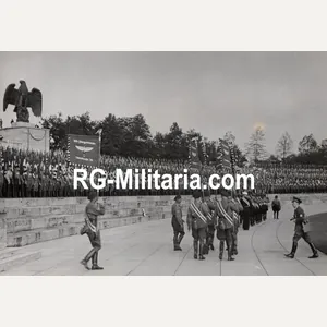 Original WW2 German Press Photo - NSFK NS Fliegerkorps parade …