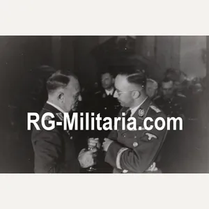 Original WW2 German Press Photo - Heinrich Himmler and Friedrich …