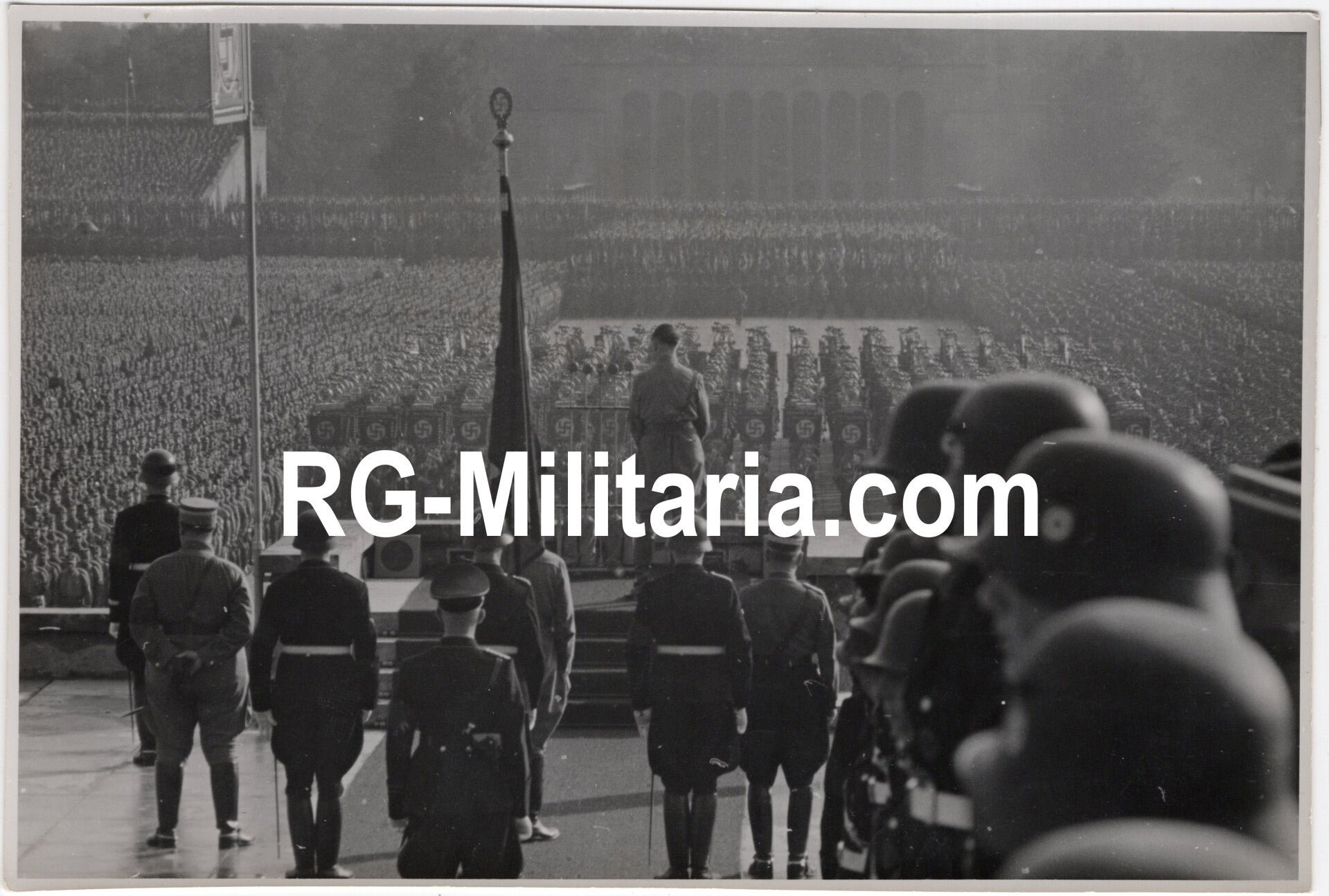 Original WW2 German Press Photo - Adolf Hitler at the Reichsparteitag Nürnberg (1938) — image 3