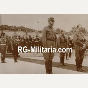 Original WW2 German Press Photo - Viktor Lutze, Rudolf Hess, …