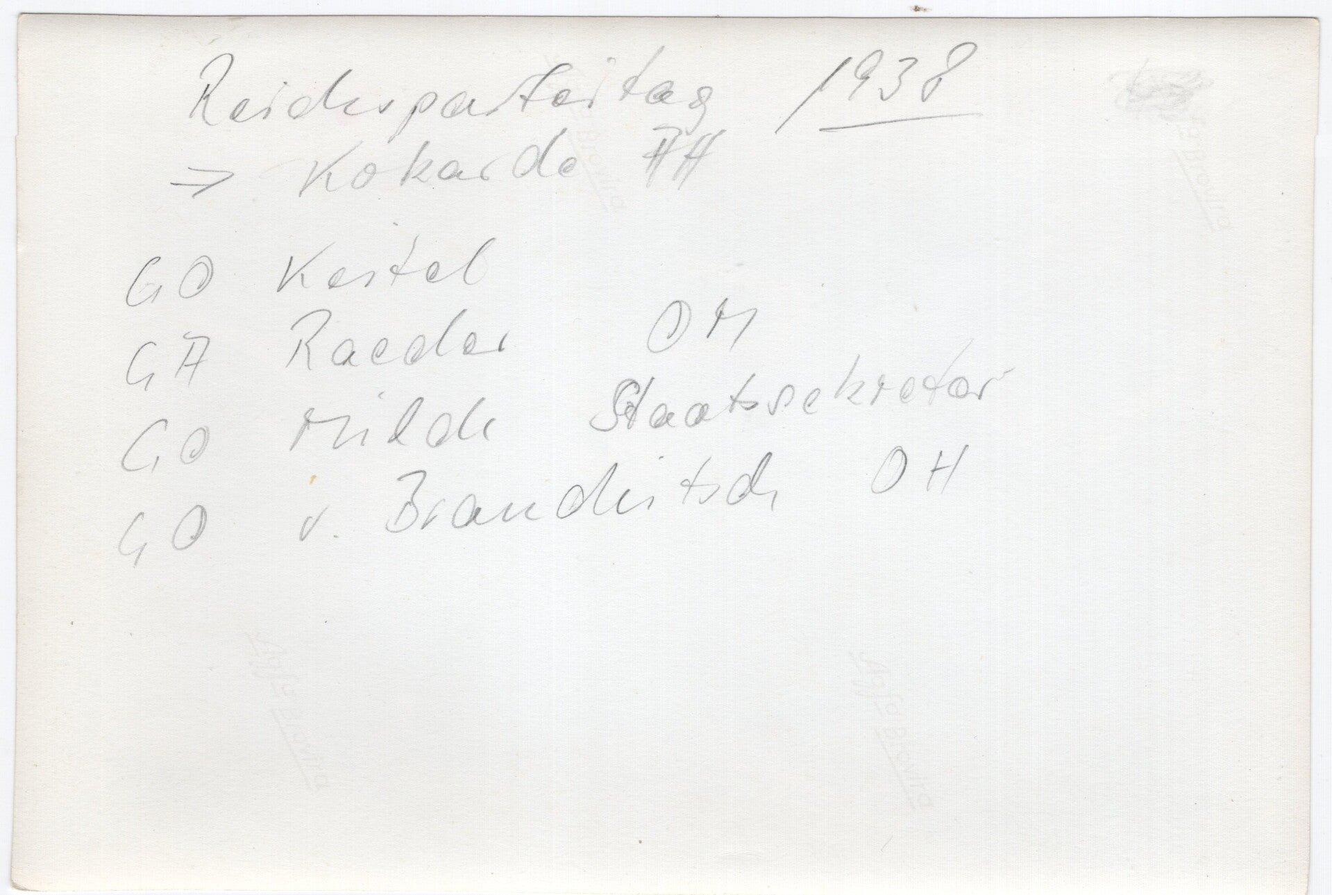 Original WW2 German Press Photo - Adolf Hitler shaking hands with Erhard Milch, Reichsparteitag Nürnberg (1938) — image 2