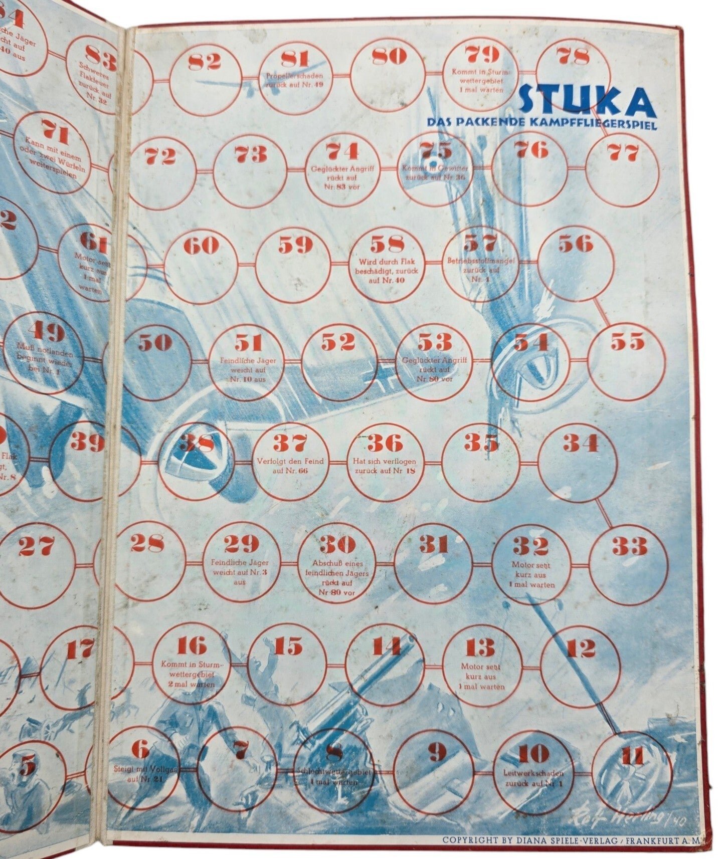 Original WW2 German Document - Incomplete board game Stuka Das Packende Kampffliegerspiel — image 3