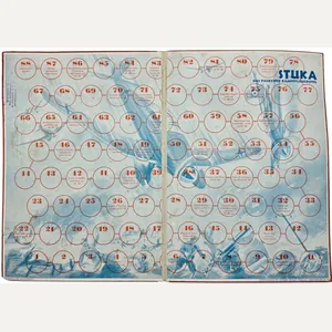 Original WW2 German Document - Incomplete board game Stuka Das …