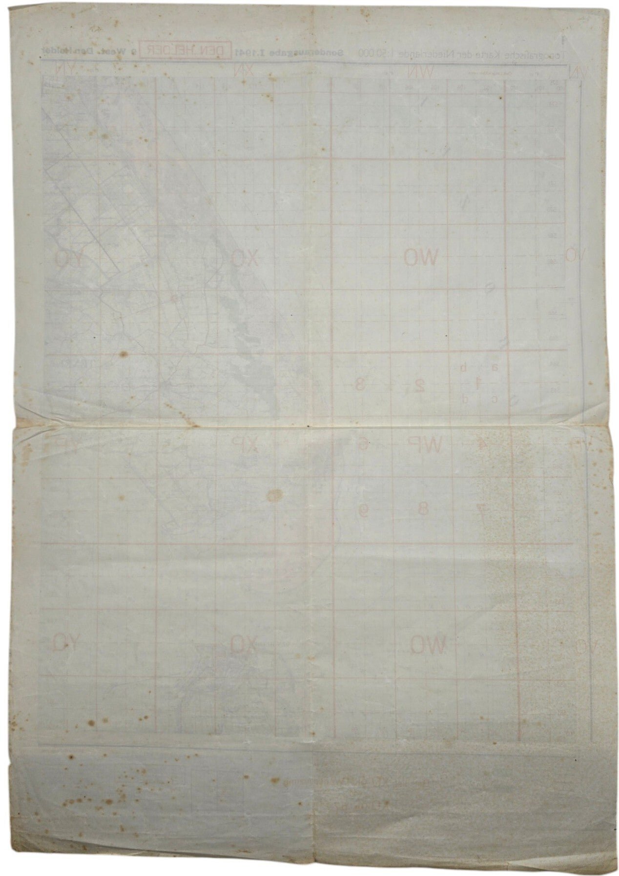 Original WW2 German Map - Sonderausgabe West Den Helder (1941) — image 5