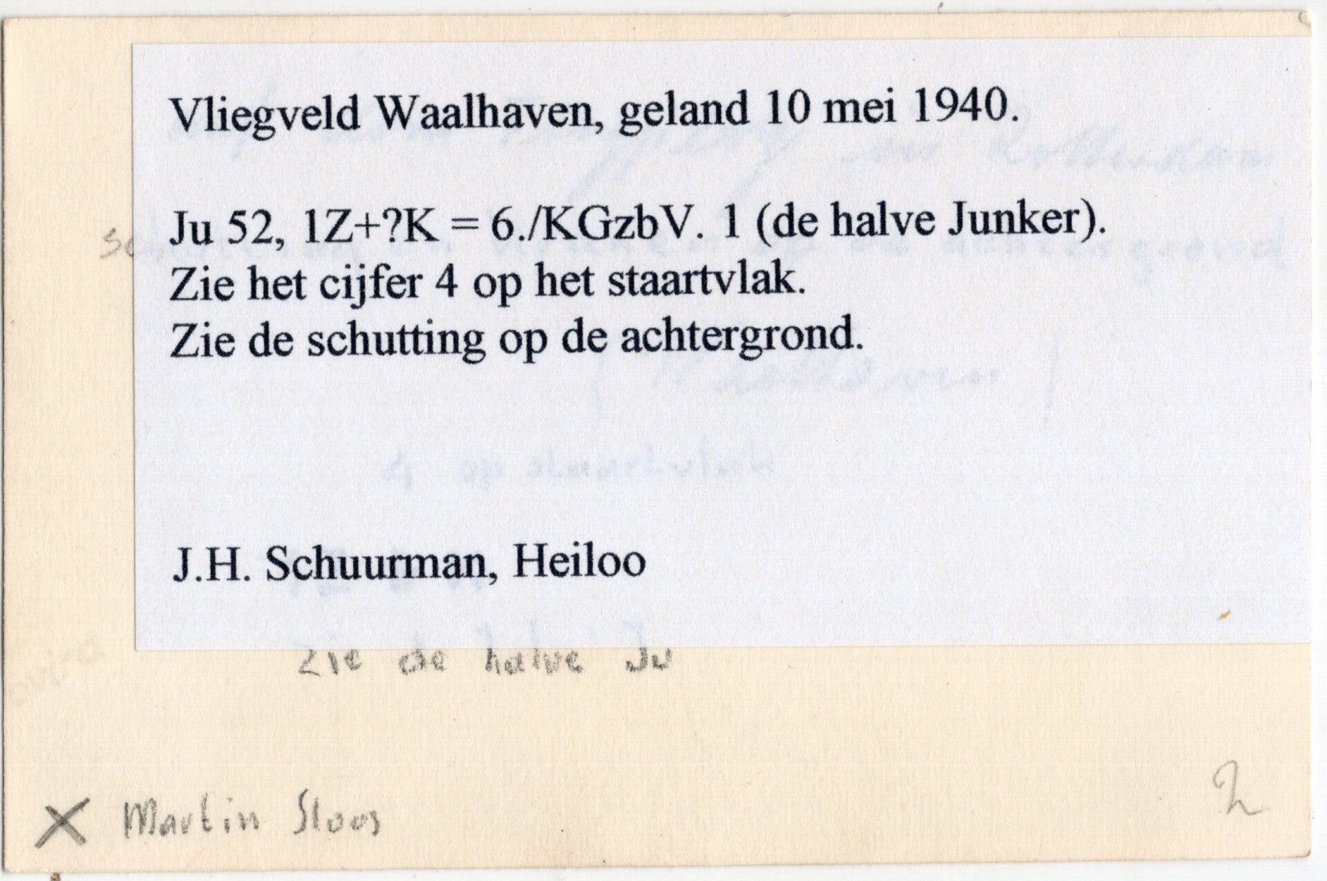 Original WW2 German Photo - Rotterdam airfield Waalhaven with destroyed Junkers JU 52 airplanes, Holland (1940) — image 2