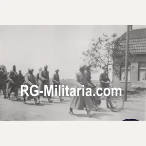 Original WW2 German Photo - Dutch POW soldiers in Leende, …