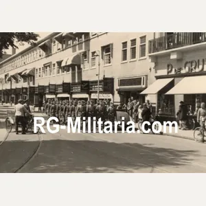 Original WW2 German Photo - German Luftwaffe marching in The …